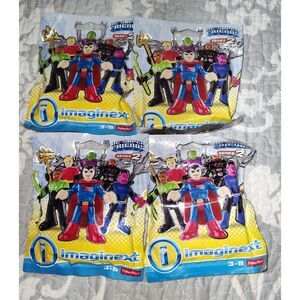 Imaginext DC Super Friends Series 2 Blind Bags Set of 4 NEW